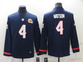 Men's Cleveland Browns Deshaun Watson #4 Navy Game Jersey1