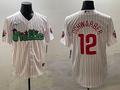 Men's Philadelphia Phillies Kyle Schwarber #12 White Replica Team Jersey