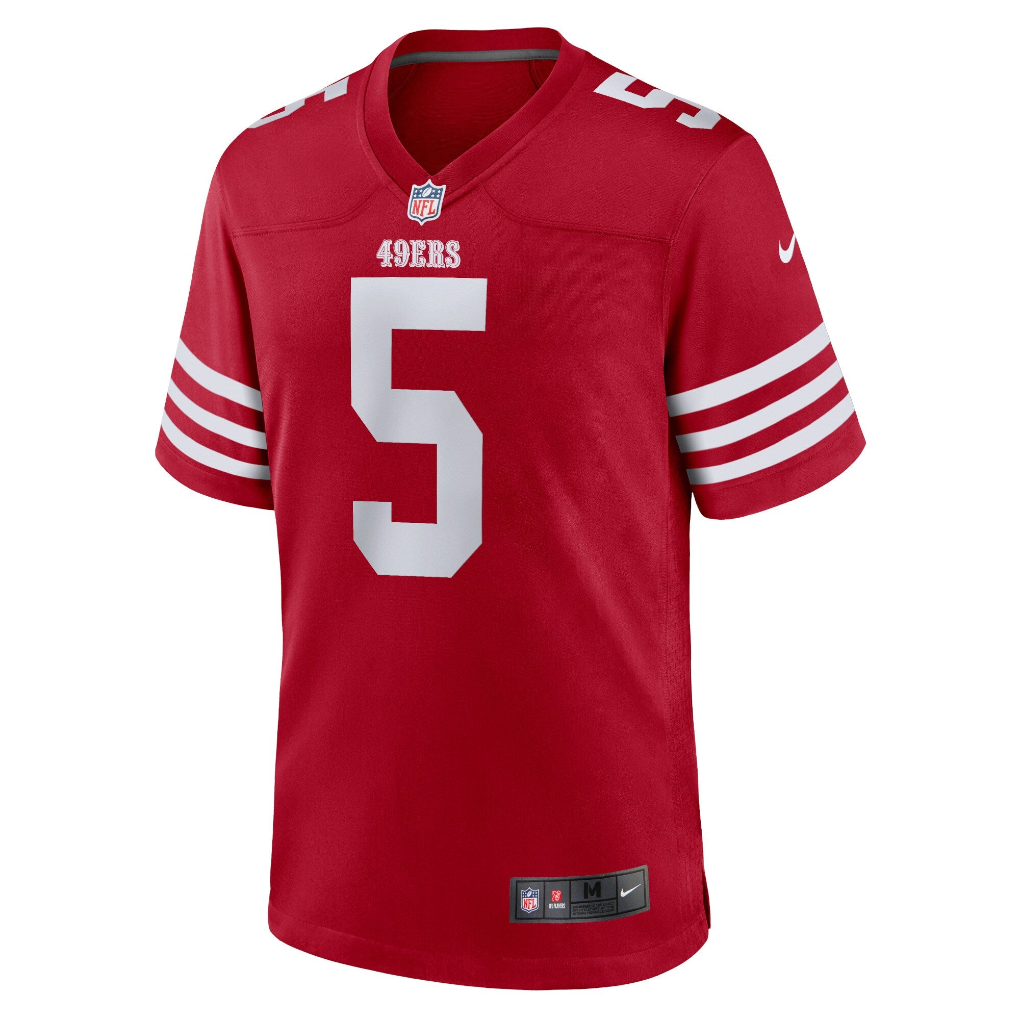Trey Lance San Francisco 49ers Nike Game   Jersey - Scarlet