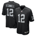 Men's Las Vegas Raiders Aidan O'Connell Nike Black Team Game Jersey