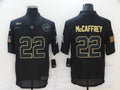 Men's Carolina Panthers #22 Christian McCaffrey Black Game Player Jersey1