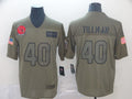 Men's Arizona Cardinals Pat Tillman #40 Brown Game Jersey1