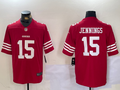 Men's San Francisco 49ers Jauan Jennings #15 Scarlet Game Jersey1