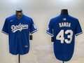 Men's Los Angeles Dodgers Anthony Banda #43 Royal Replica Player Jersey