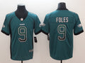Men's Philadelphia Eagles Nick Foles #9 Midnight Green Game Player Jersey1