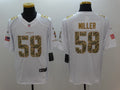 Men's Denver Broncos Von Miller #58 White Game Player Jersey1