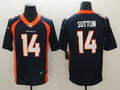 Men's Denver Broncos Courtland Sutton #14 Navy Game Jersey1
