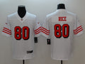 Men's San Francisco 49ers Jerry Rice #80 White Game Jersey1