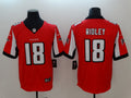 Men's Atlanta Falcons Calvin Ridley #18 Red Game Jersey1