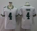 Men's Green Bay Packers Brett Favre #4 White Game Player Jersey1