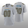 Custom1 Los Angeles Chargers Gray Atmosphere Game Jersey1 Stitched American Football Jerseys